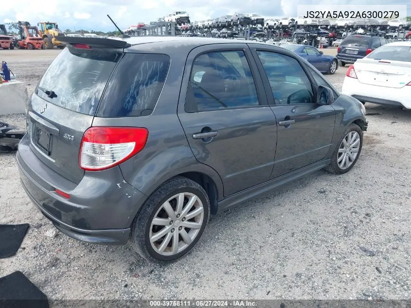 2010 Suzuki Sx4 VIN: JS2YA5A92A6300279 Lot: 39758111