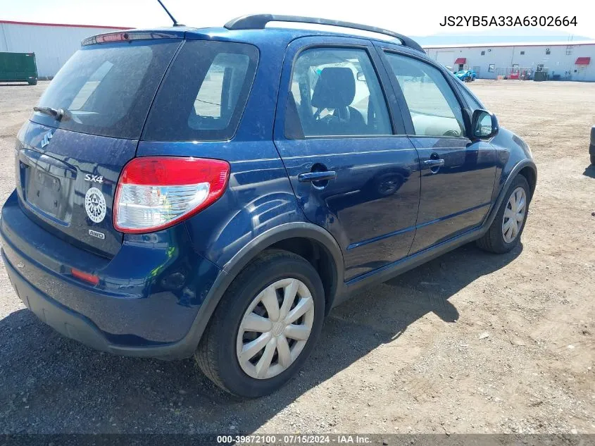 2010 Suzuki Sx4 Technology VIN: JS2YB5A33A6302664 Lot: 39872100