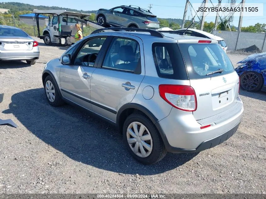 2010 Suzuki Sx4 Technology VIN: JS2YB5A36A6311505 Lot: 40284504