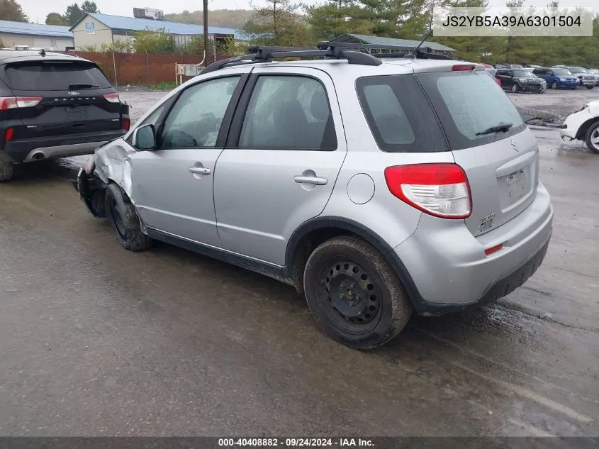 2010 Suzuki Sx4 VIN: JS2YB5A39A6301504 Lot: 40408882