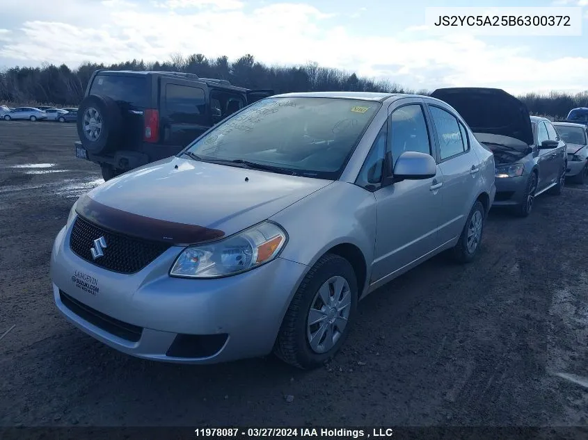 2011 Suzuki Sx4 Le/Le Anniversary Edition VIN: JS2YC5A25B6300372 Lot: 11978087