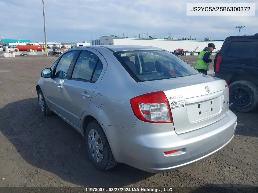 JS2YC5A25B6300372 2011 Suzuki Sx4 Le/Le Anniversary Edition