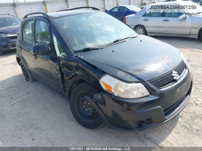 2011 Suzuki Sx4 Jx VIN: JS2YB5A23B6301250 Lot: 12011021