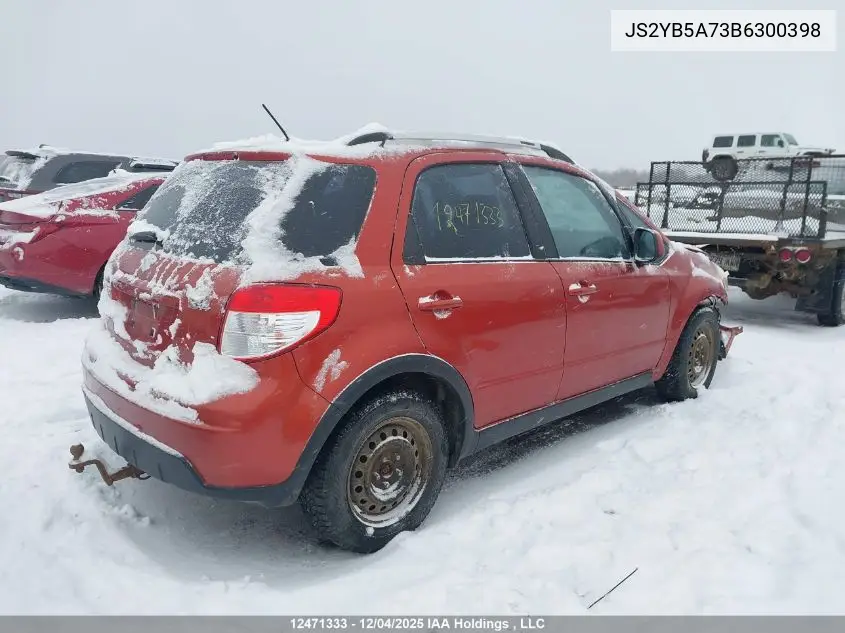 JS2YB5A73B6300398 2011 Suzuki Sx4 Jlx
