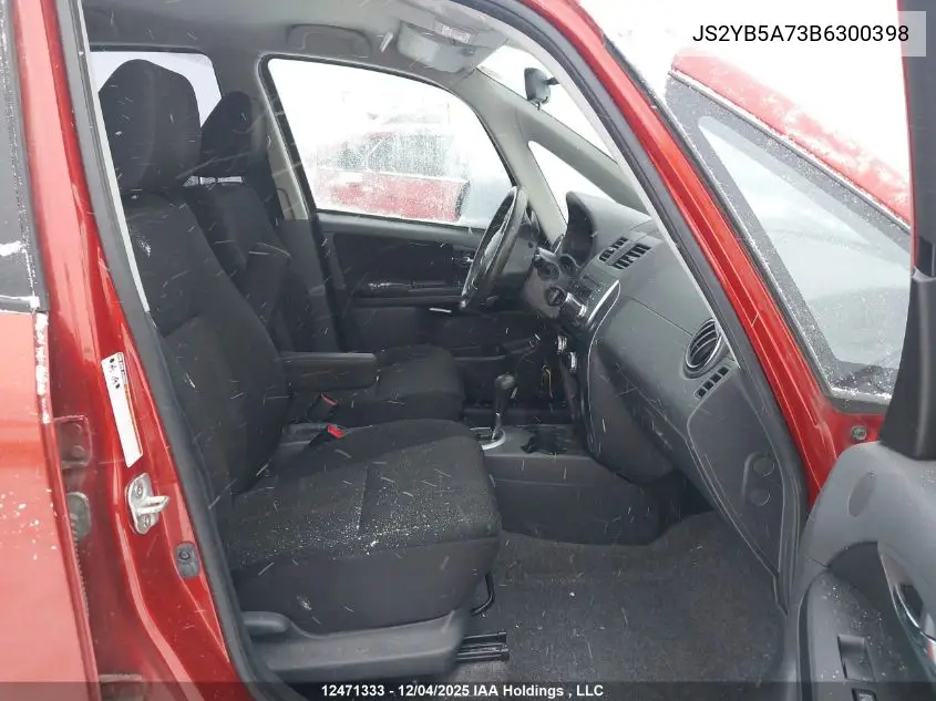JS2YB5A73B6300398 2011 Suzuki Sx4 Jlx