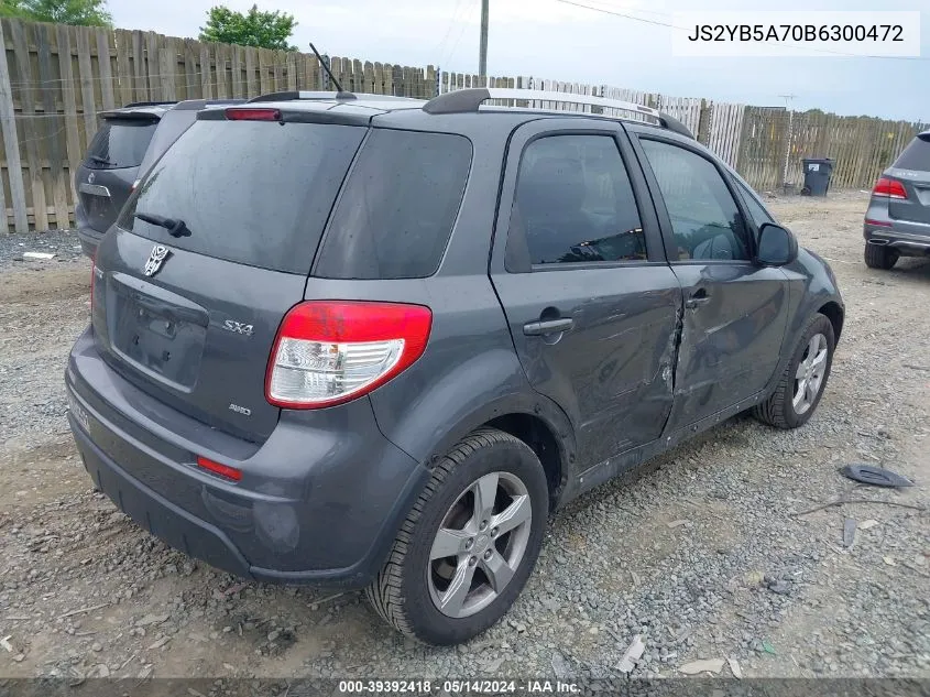 2011 Suzuki Sx4 Touring VIN: JS2YB5A70B6300472 Lot: 39392418