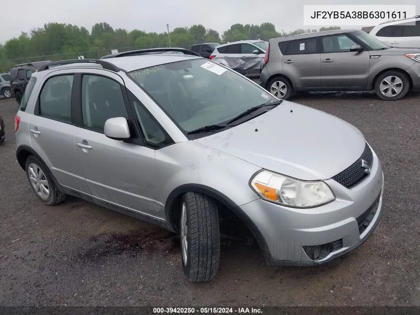 2011 Suzuki Sx4 VIN: JF2YB5A38B6301611 Lot: 39420250