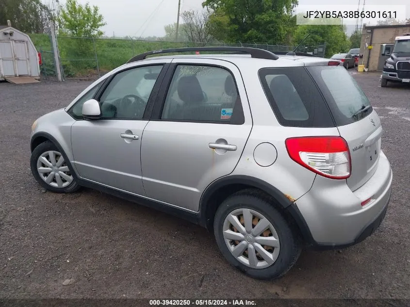 2011 Suzuki Sx4 VIN: JF2YB5A38B6301611 Lot: 39420250