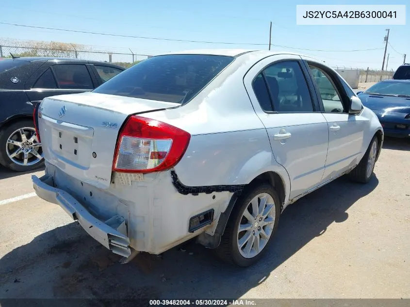 2011 Suzuki Sx4 Sport VIN: JS2YC5A42B6300041 Lot: 39482004