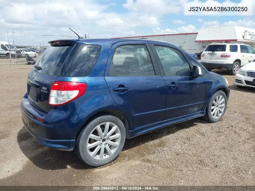 JS2YA5A52B6300250 2011 Suzuki Sx4 Technology (Nav)