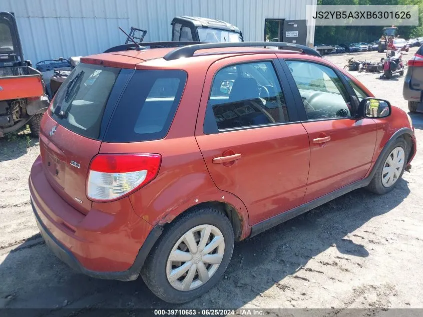 2011 Suzuki Sx4 VIN: JS2YB5A3XB6301626 Lot: 39710653