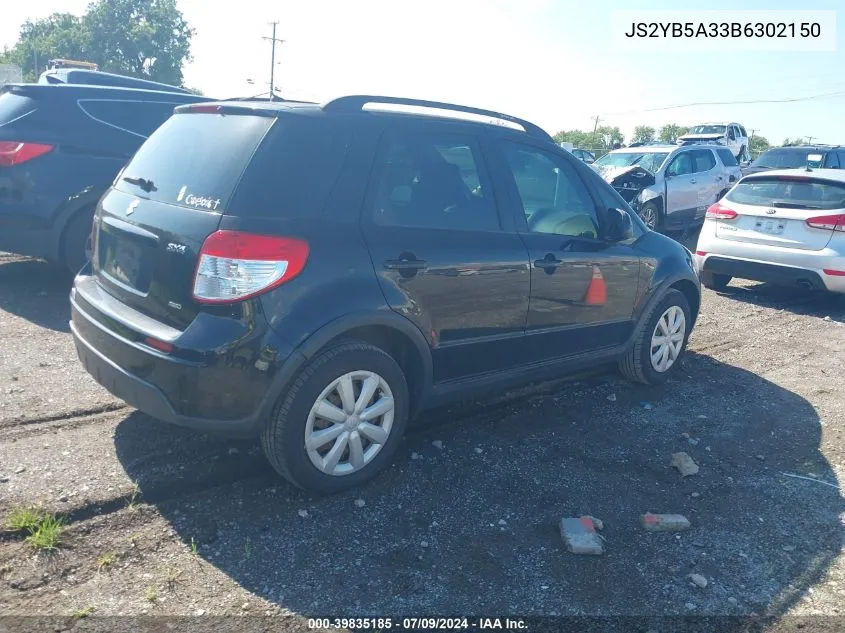 2011 Suzuki Sx4 Premium/Tech Valu Pkg (Nav) VIN: JS2YB5A33B6302150 Lot: 39835185