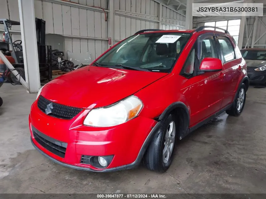 2011 Suzuki Sx4 Premium/Tech Valu Pkg (Nav) VIN: JS2YB5A31B6300381 Lot: 39847877