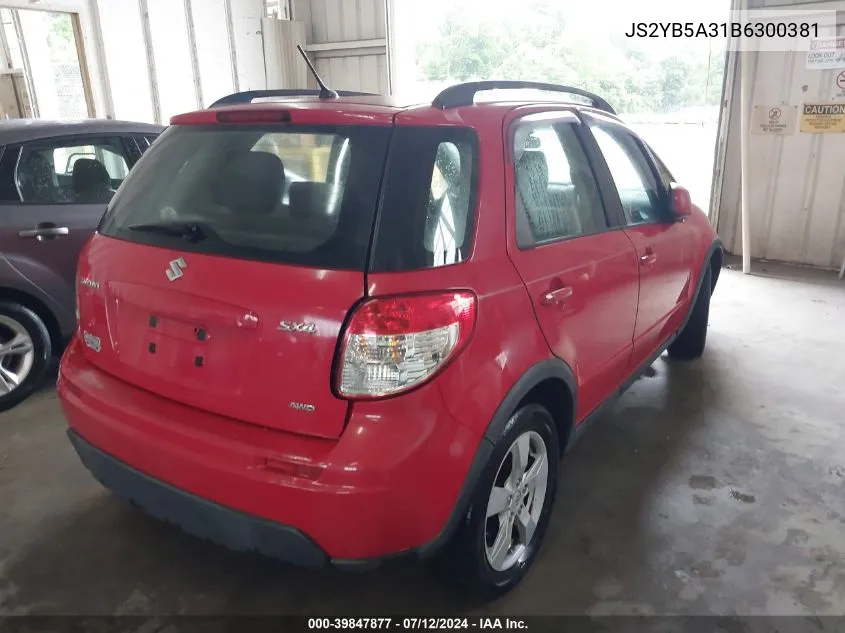 2011 Suzuki Sx4 Premium/Tech Valu Pkg (Nav) VIN: JS2YB5A31B6300381 Lot: 39847877