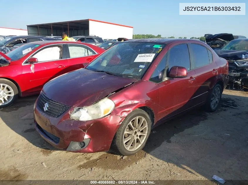 2011 Suzuki Sx4 Le/Le Anniversary Edition VIN: JS2YC5A21B6303432 Lot: 40085882