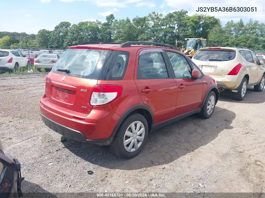 2011 Suzuki Sx4 Crossover Technology/Premium/Tech Valu Pkg (Nav) VIN: JS2YB5A36B6303051 Lot: 40165701