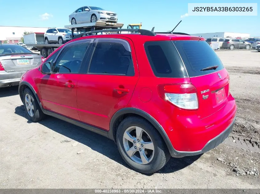 2011 Suzuki Sx4 Crossover Technology/Premium/Tech Valu Pkg (Nav) VIN: JS2YB5A33B6303265 Lot: 40238953