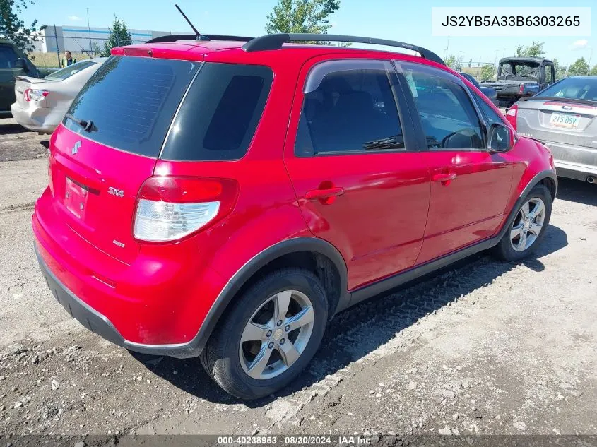 2011 Suzuki Sx4 Crossover Technology/Premium/Tech Valu Pkg (Nav) VIN: JS2YB5A33B6303265 Lot: 40238953