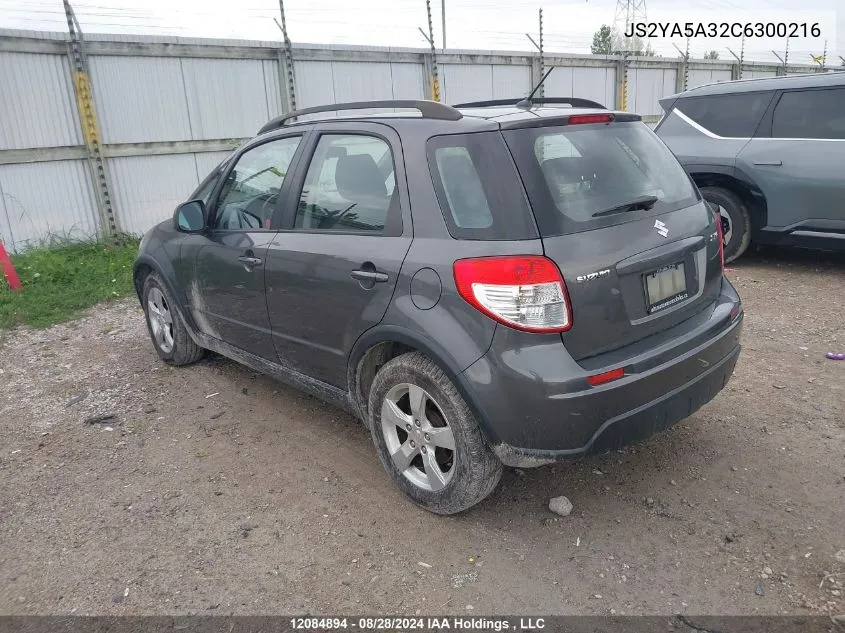 2012 Suzuki Sx4 VIN: JS2YA5A32C6300216 Lot: 12084894