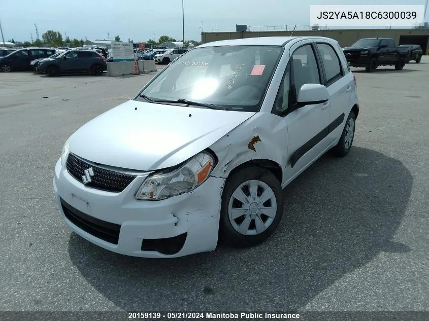 JS2YA5A18C6300039 2012 Suzuki Sx4