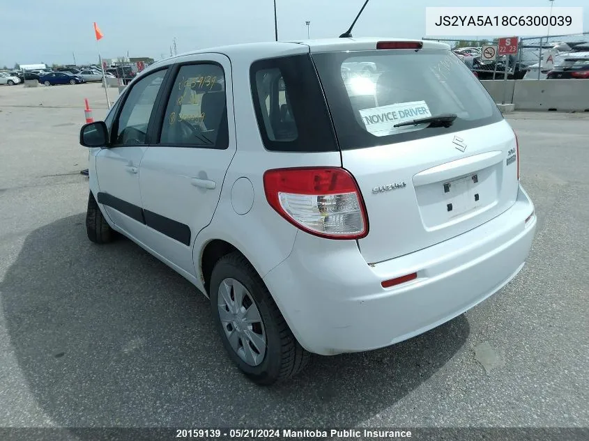 2012 Suzuki Sx4 VIN: JS2YA5A18C6300039 Lot: 20159139