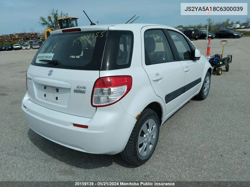 JS2YA5A18C6300039 2012 Suzuki Sx4