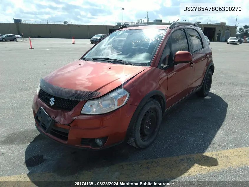 2012 Suzuki Sx4 Jlx VIN: JS2YB5A78C6300270 Lot: 20174135