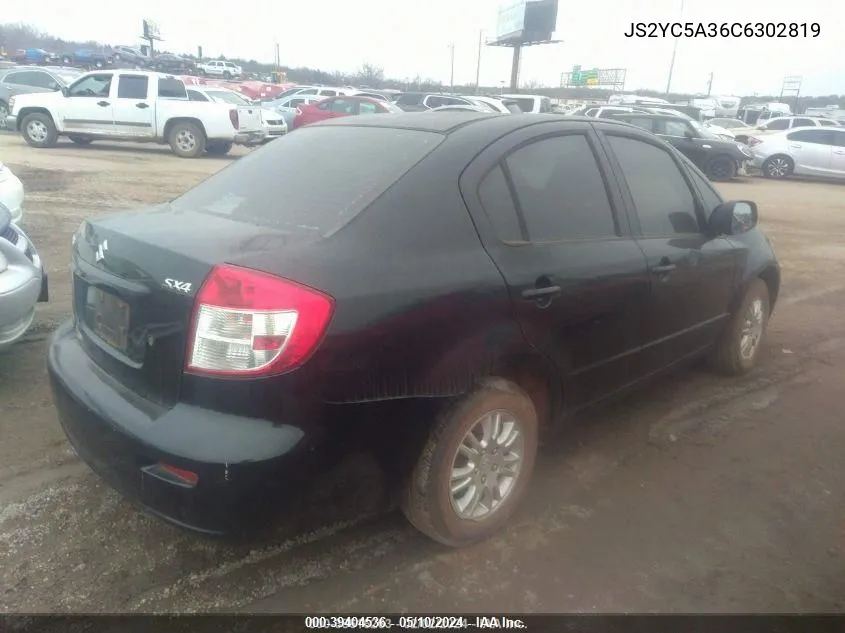 2012 Suzuki Sx4 Le/Le Popular VIN: JS2YC5A36C6302819 Lot: 39404536