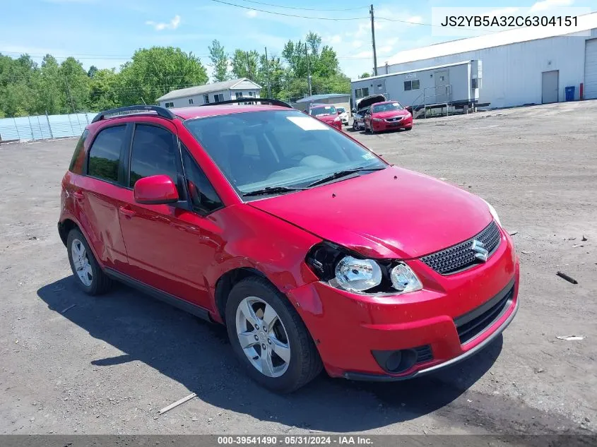 2012 Suzuki Sx4 Premium/Tech Valu Pkg (Nav) VIN: JS2YB5A32C6304151 Lot: 39541490