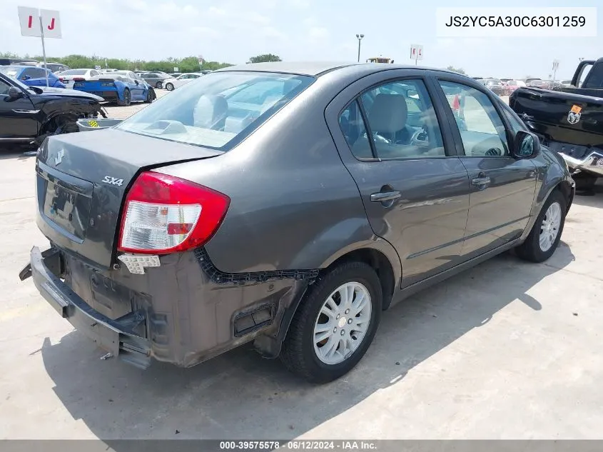 2012 Suzuki Sx4 Le/Le Popular VIN: JS2YC5A30C6301259 Lot: 39575578