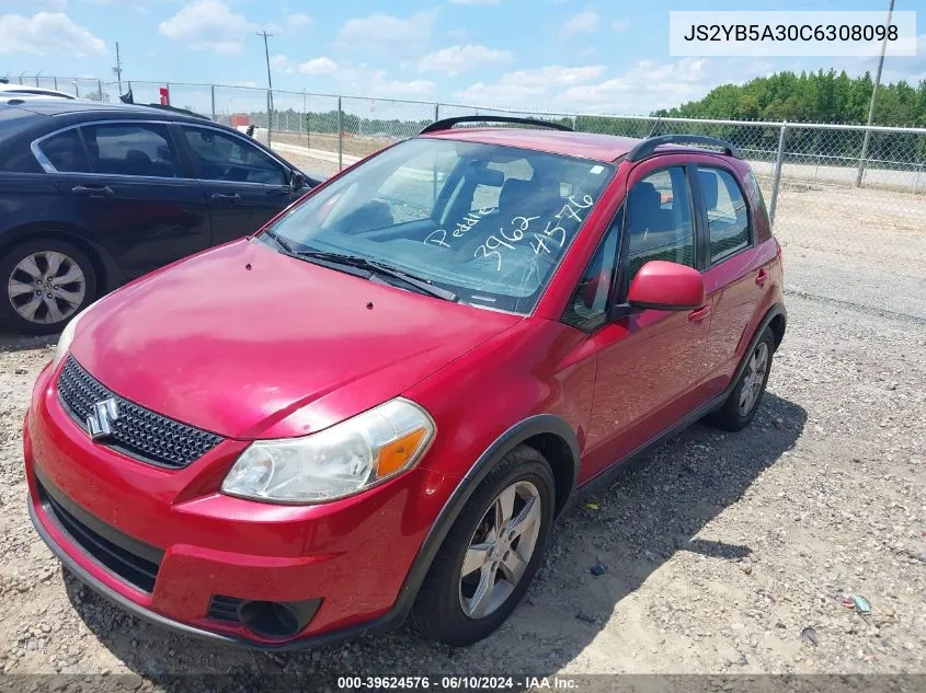 2012 Suzuki Sx4 Premium/Tech Valu Pkg (Nav) VIN: JS2YB5A30C6308098 Lot: 39624576