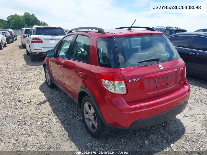 2012 Suzuki Sx4 Premium/Tech Valu Pkg (Nav) VIN: JS2YB5A30C6308098 Lot: 39624576