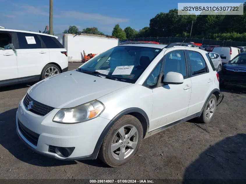 2012 Suzuki Sx4 VIN: JS2YB5A31C6307722 Lot: 39814907