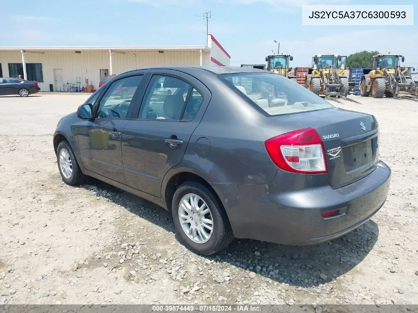 2012 Suzuki Sx4 Le/Le Popular VIN: JS2YC5A37C6300593 Lot: 39874449