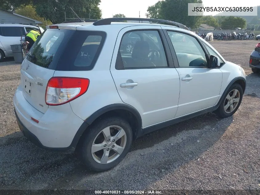 2012 Suzuki Sx4 Premium/Tech Valu Pkg (Nav) VIN: JS2YB5A3XC6305595 Lot: 40010831