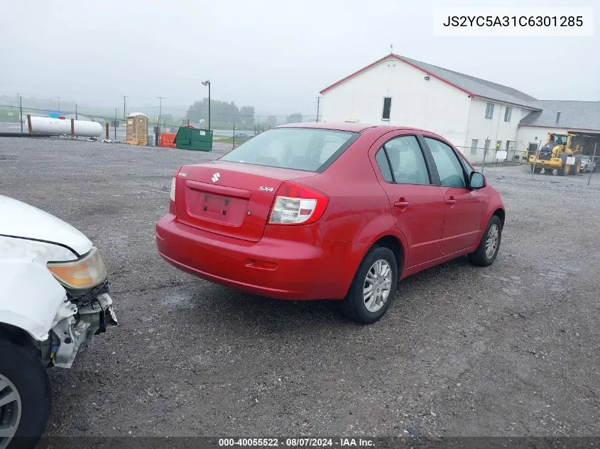 JS2YC5A31C6301285 2012 Suzuki Sx4 Le/Le Popular