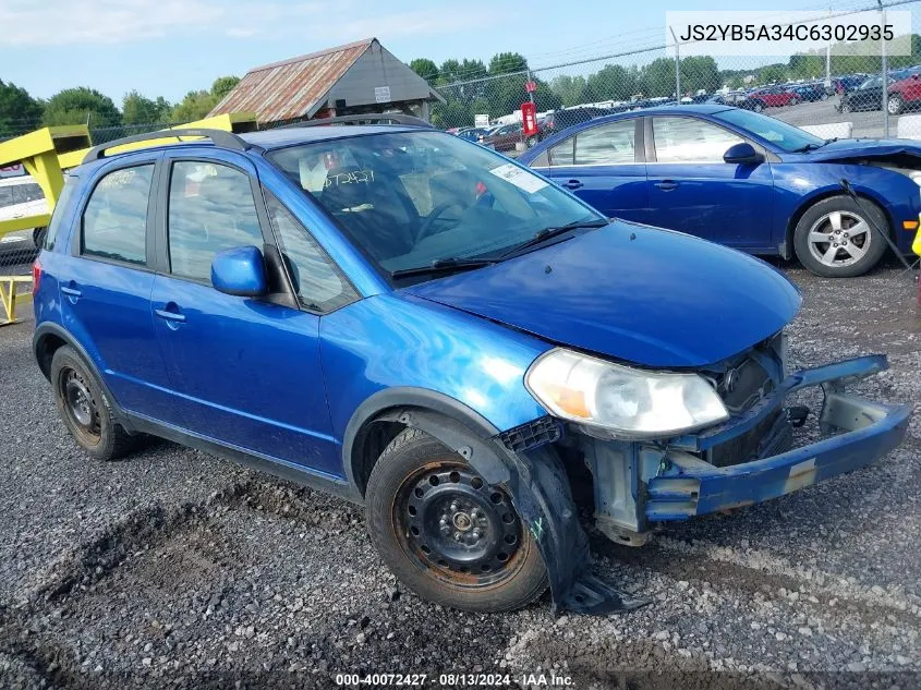 2012 Suzuki Sx4 VIN: JS2YB5A34C6302935 Lot: 40072427