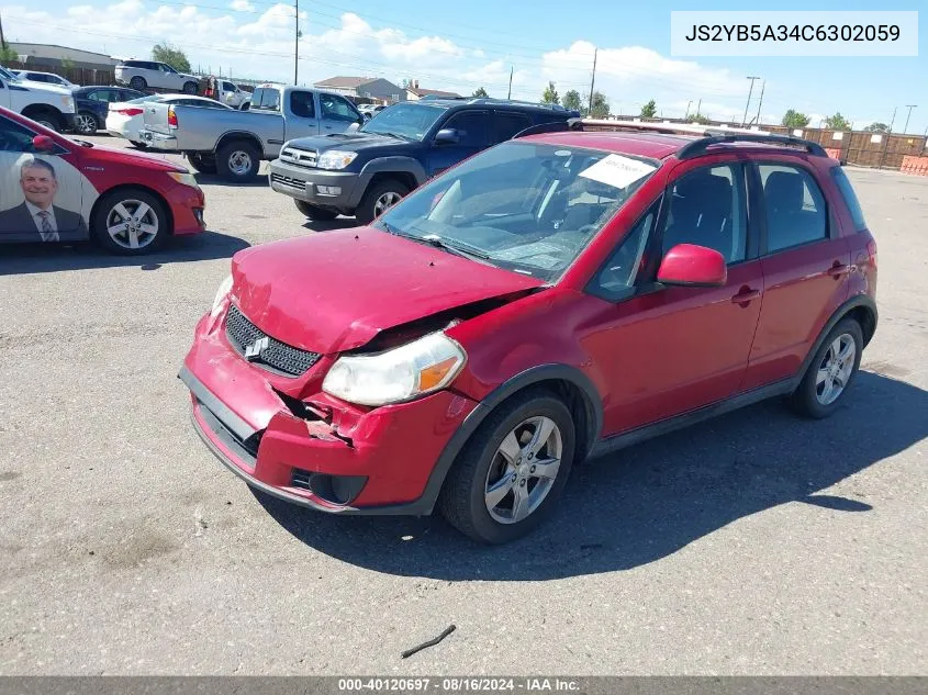 2012 Suzuki Sx4 Premium/Tech Valu Pkg (Nav) VIN: JS2YB5A34C6302059 Lot: 40120697