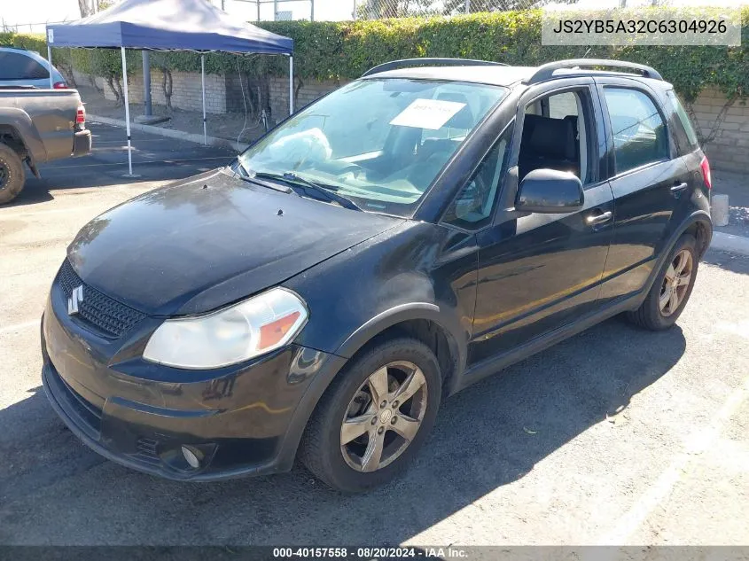 2012 Suzuki Sx4 Premium/Tech Valu Pkg (Nav) VIN: JS2YB5A32C6304926 Lot: 40157558