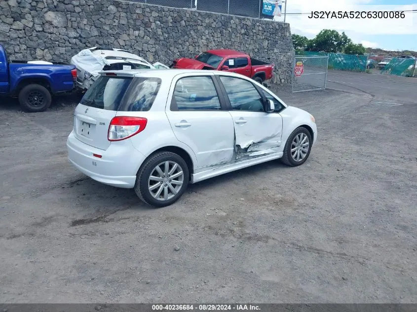 2012 Suzuki Sx4 Technology (Nav) VIN: JS2YA5A52C6300086 Lot: 40236684