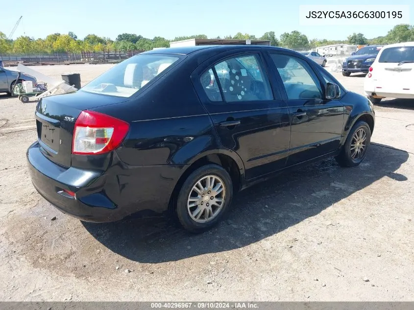 JS2YC5A36C6300195 2012 Suzuki Sx4 Le/Le Popular