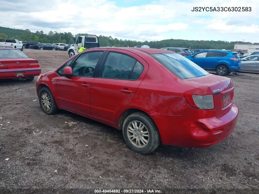 2012 Suzuki Sx4 Le/Le Popular VIN: JS2YC5A33C6302583 Lot: 40454692