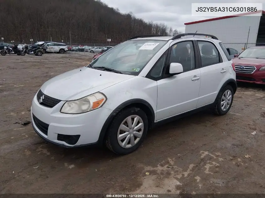 JS2YB5A31C6301886 2012 Suzuki Sx4 Premium/Tech Valu Pkg (Nav)