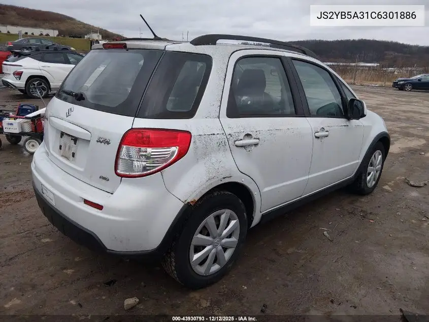 JS2YB5A31C6301886 2012 Suzuki Sx4 Premium/Tech Valu Pkg (Nav)