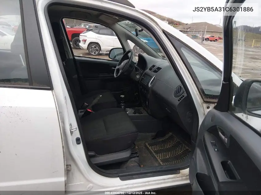 JS2YB5A31C6301886 2012 Suzuki Sx4 Premium/Tech Valu Pkg (Nav)