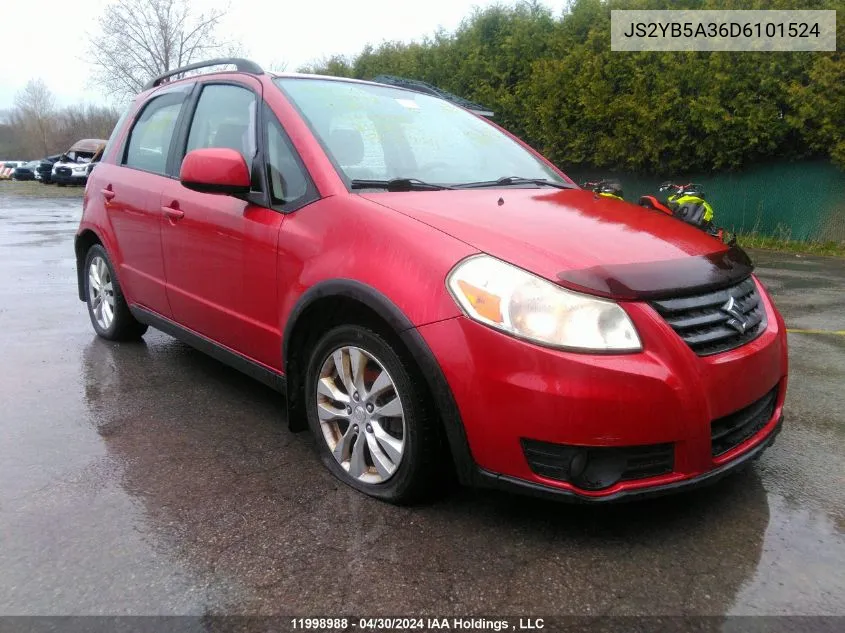 2013 Suzuki Sx4 VIN: JS2YB5A36D6101524 Lot: 11998988