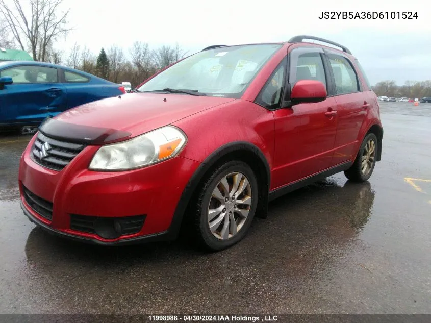 JS2YB5A36D6101524 2013 Suzuki Sx4