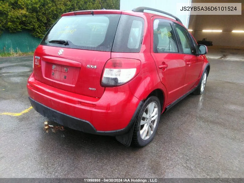 JS2YB5A36D6101524 2013 Suzuki Sx4