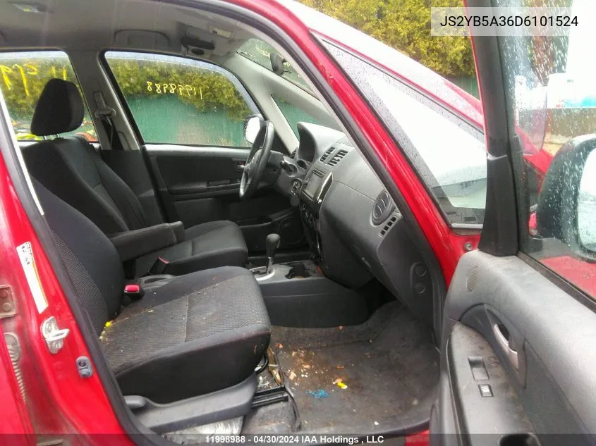 JS2YB5A36D6101524 2013 Suzuki Sx4