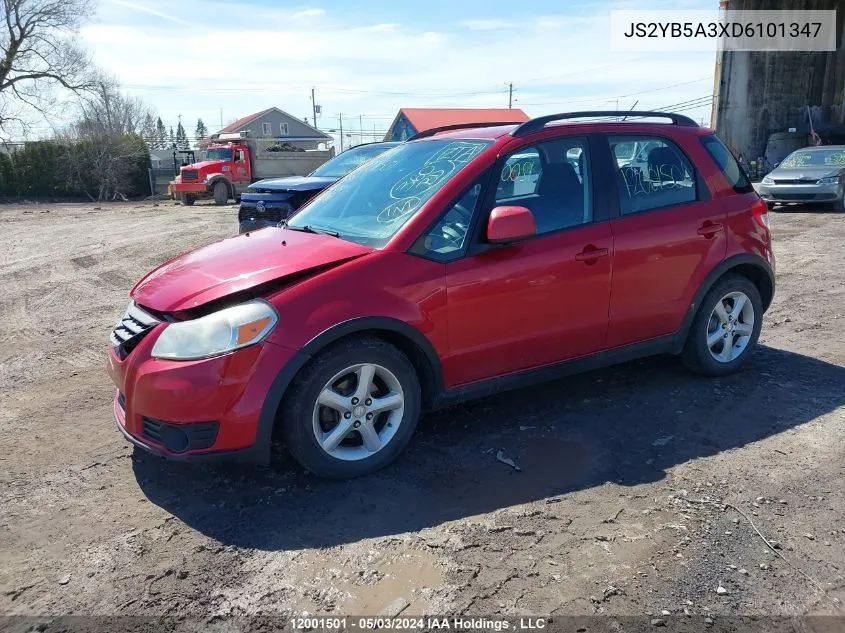 2013 Suzuki Sx4 VIN: JS2YB5A3XD6101347 Lot: 12001501